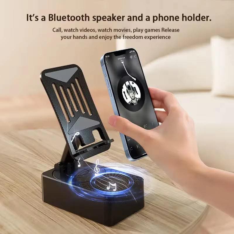 3-in-1 Bluetooth Speaker Phone Stand with Power Bank