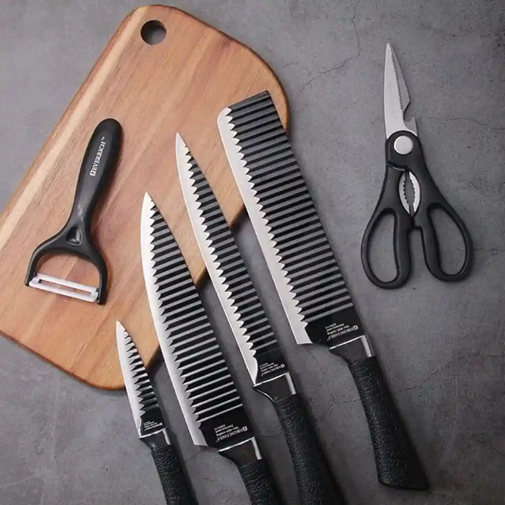 Zepter Stainless Steel  6Pcs Kitchen Knife Set